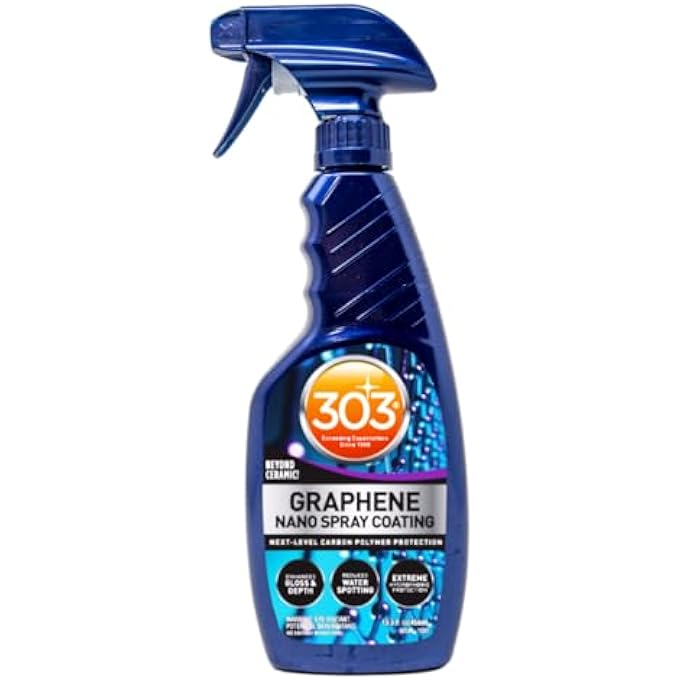 303 313 PRODUCTS GRAPHENE NANO SPRAY COATING - ENHANCED GLOSS FINISH & DEPTH, WATER REPELLENT SPRAY, UV RESISTANT, HELPS PREVENT SCRATCHES, BEYOND CERAMIC COATING FOR CARS, CAR DETAILING SPRAY, 15.5OZ. - Image 1